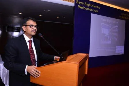 dr rajeev jain at cme of save sight centre
