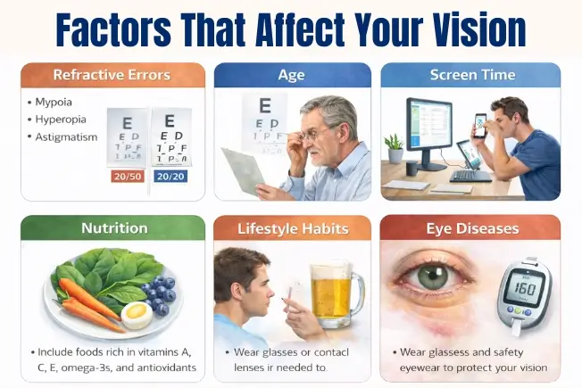 Factors that affect your vision