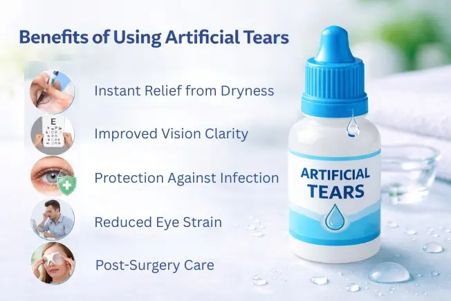 Benefits of using artificial tears