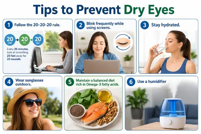 Tips to Prevent Dry Eyes