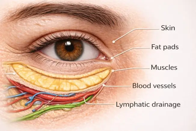 Anatomy Of The Under Eye Area