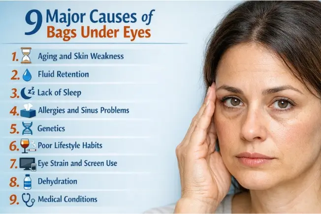 Causes Of Bags Under Eyes