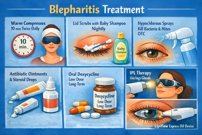 Blepharitis Causes Symptoms Treatment For Eyelid Swelling