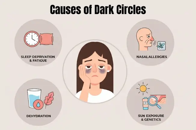 Causes of dark circles