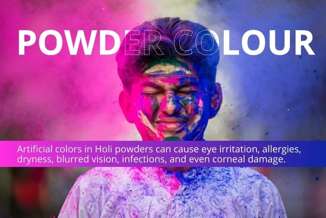 Effects Of Holi Powder On Eyes