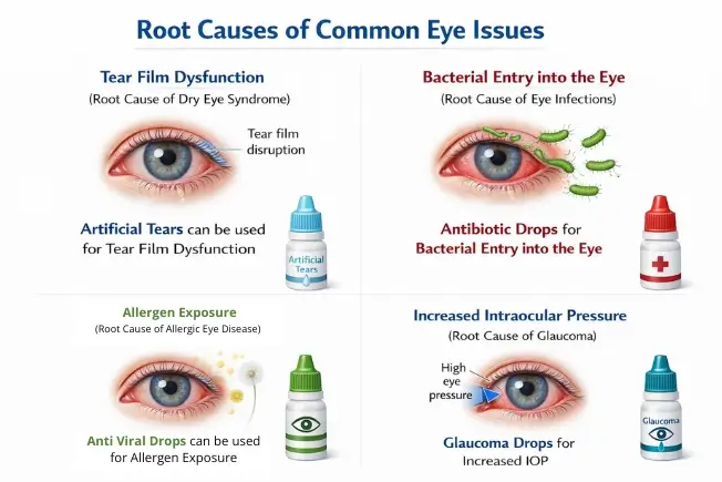 Causes of eye issues