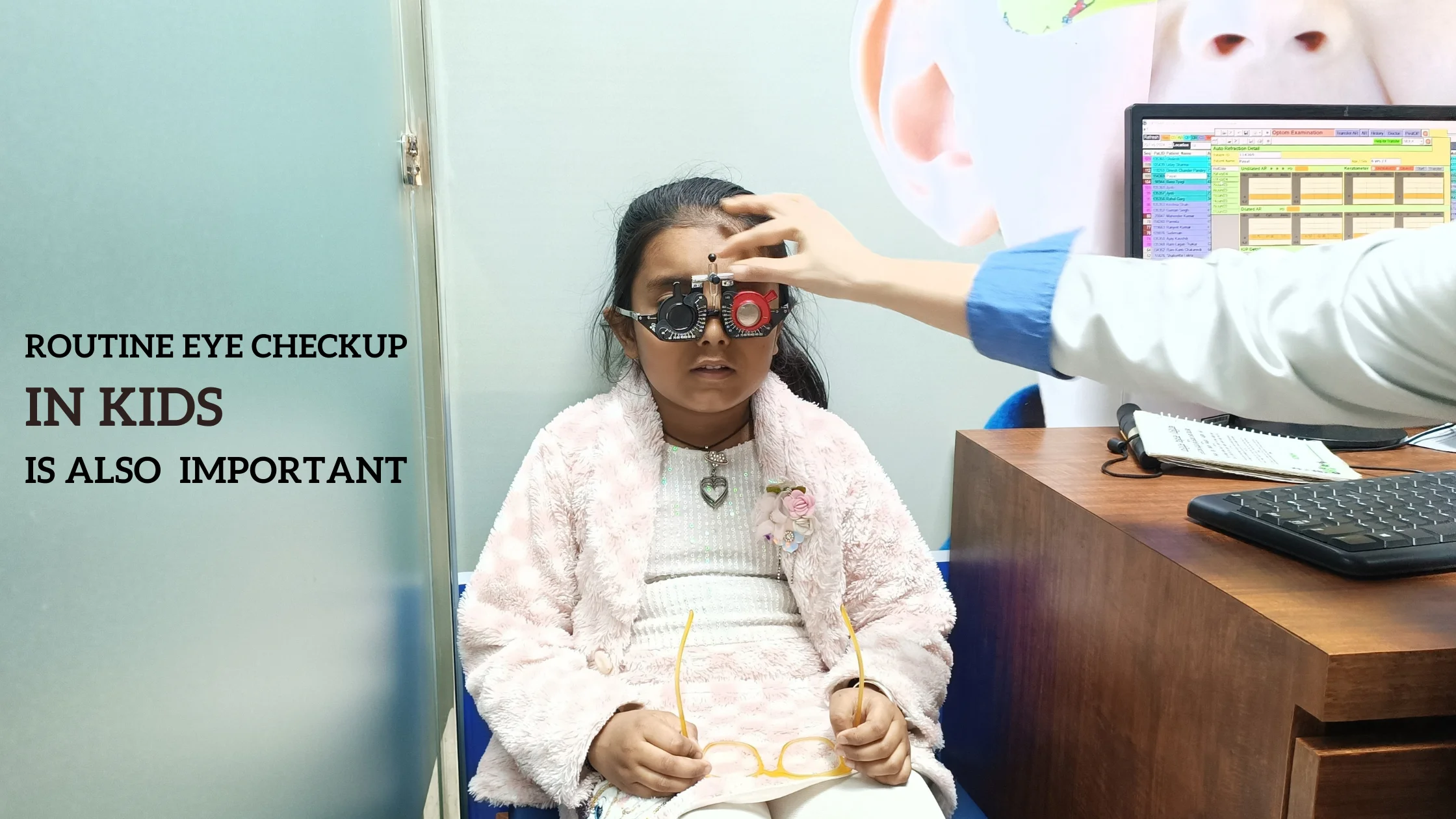 best time for the first eye checkup in kids
