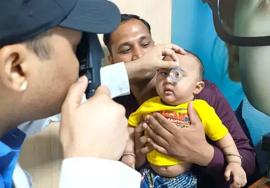 First eye checkup in kids