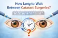 Timing between cataract surgery