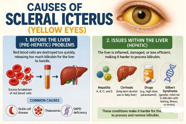 Causes of Scleral Icterus