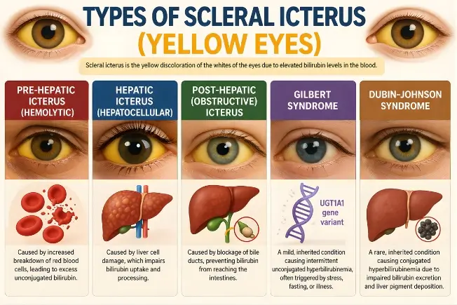 Types of Scleral Icterus