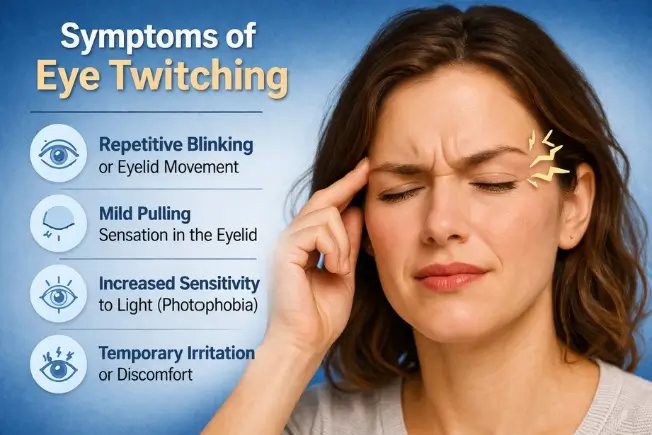 Symptoms of Eye Twitching