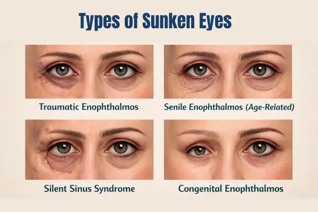 Types of sunken eyes