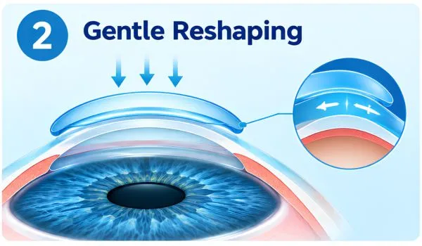 Ortho-K night lenses for 6/6 vision in Delhi