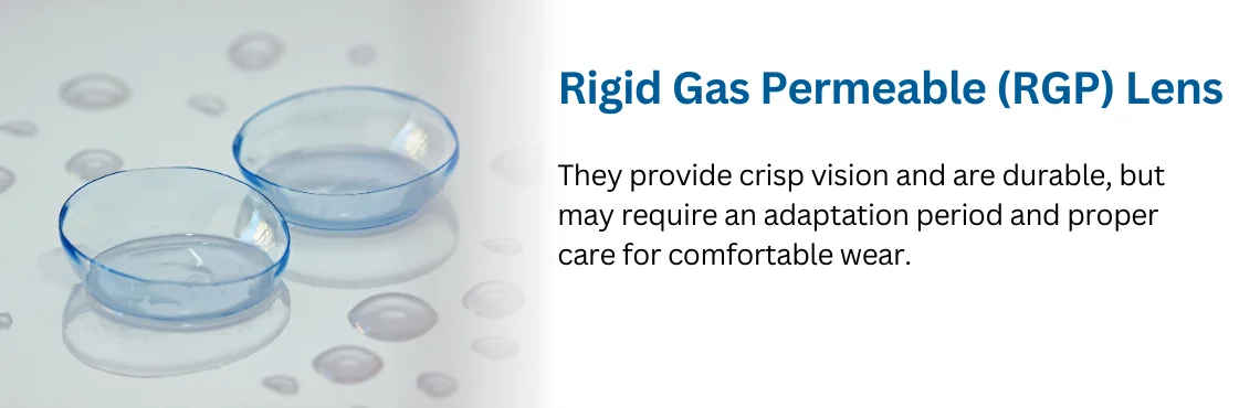 Rigid Gas Permeable (RGP) Lens
