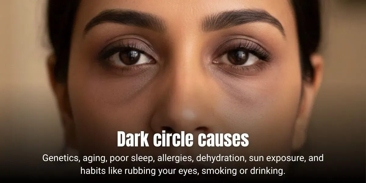 Dark circles under the eyes causes and treatment