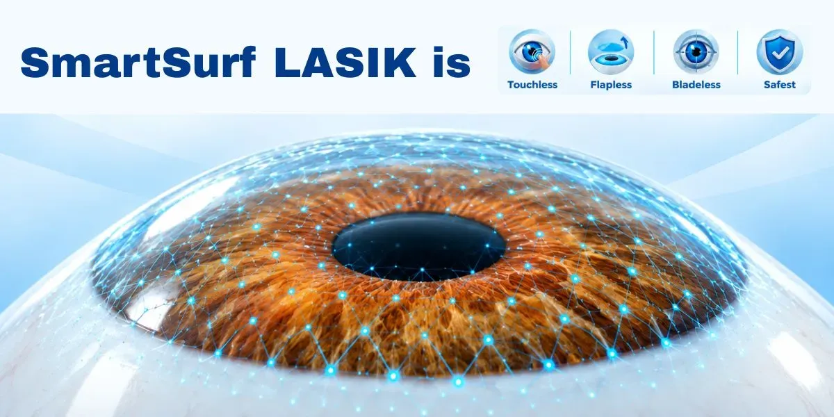 SmartSurf LASIK flapless laser eye surgery in Delhi