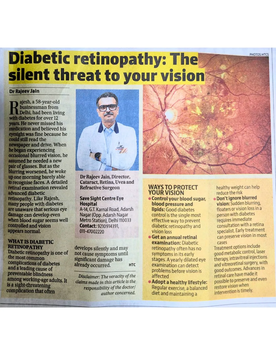 Diabetic retinopathy: The silent threat to your vision